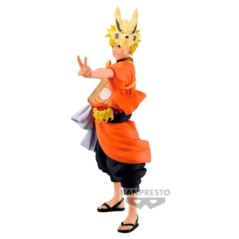 Naruto Shippuden Animation 20Th Anniversary Costume Naruto Uzumaki Figur 16cm Produktfoto
