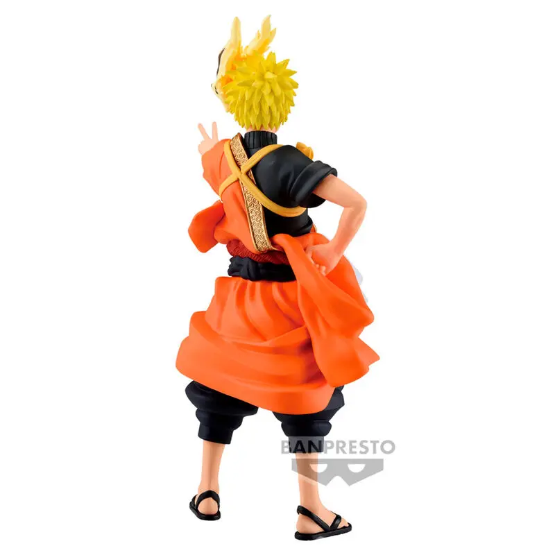 Naruto Shippuden Animation 20Th Anniversary Costume Naruto Uzumaki Figur 16cm Produktfoto