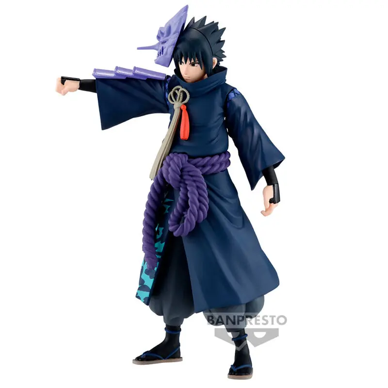 Naruto Shippuden Animation 20Th Anniversary Kostüm Sasuke Uchiha Figur 16cm Produktfoto