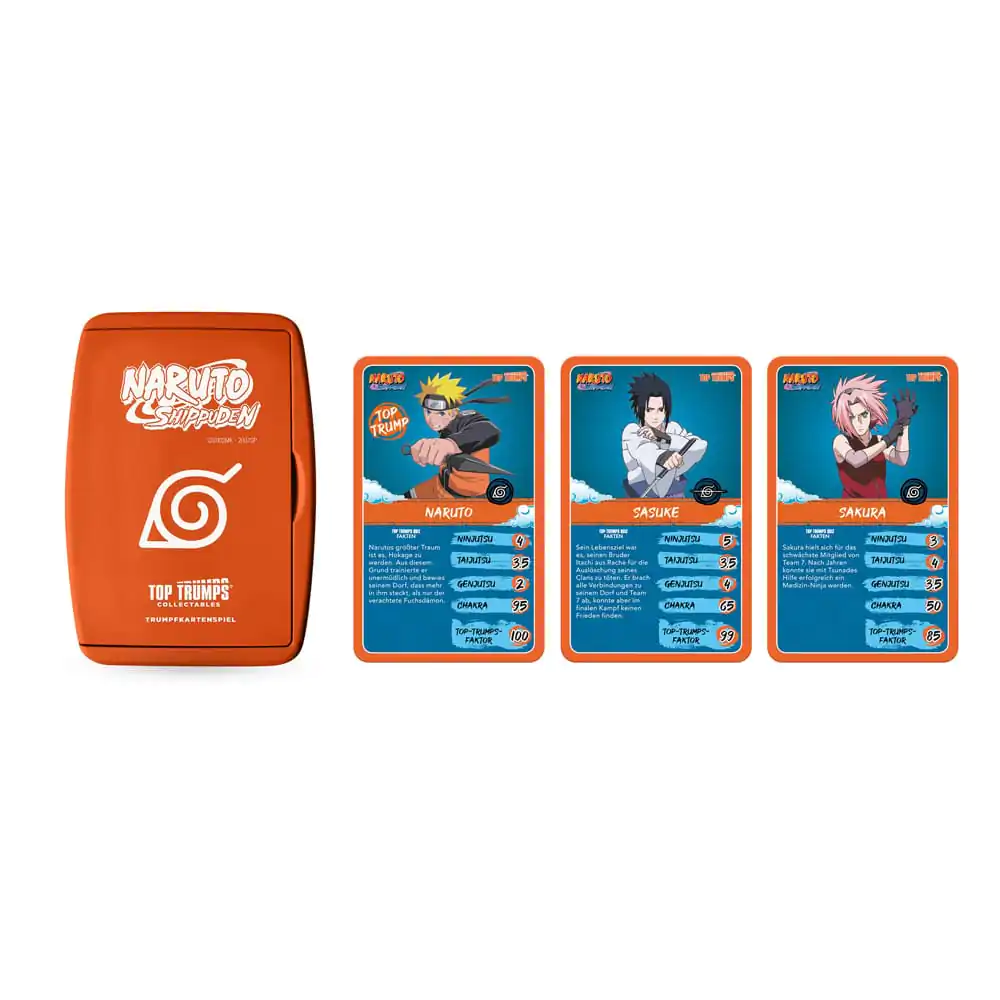 Naruto Shippuden Collectibles Kartenspiel Top Trumps Quiz Anime Collectible *Deutsche Version* termékfotó