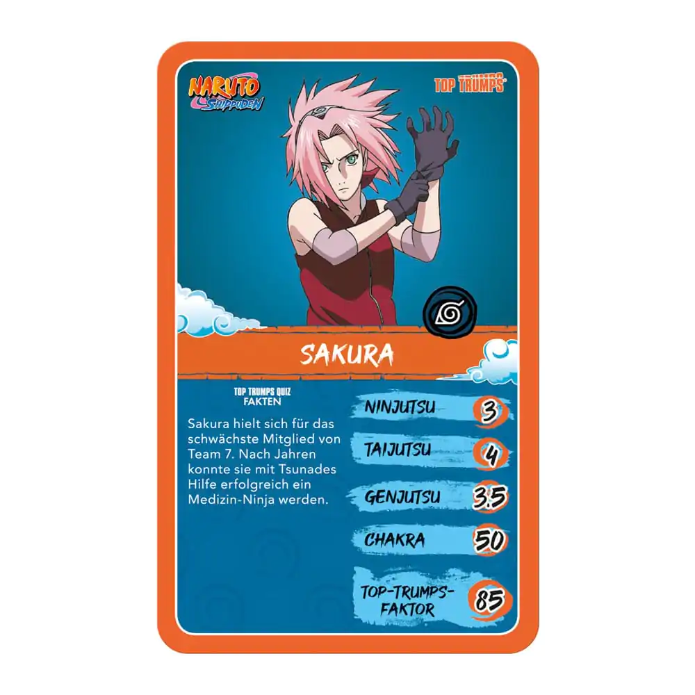 Naruto Shippuden Collectibles Kartenspiel Top Trumps Quiz Anime Collectible *Deutsche Version* termékfotó