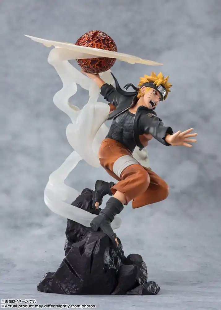 Naruto Shippuden Figuarts ZERO Extra Battle PVC Statue Naruto Uzumaki-Sage Art: Lava Release Rasenshuriken 24 cm termékfotó