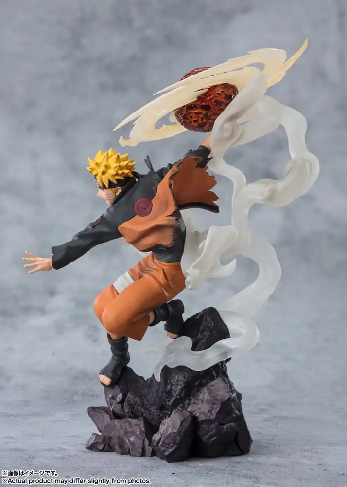 Naruto Shippuden Figuarts ZERO Extra Battle PVC Statue Naruto Uzumaki-Sage Art: Lava Release Rasenshuriken 24 cm termékfotó
