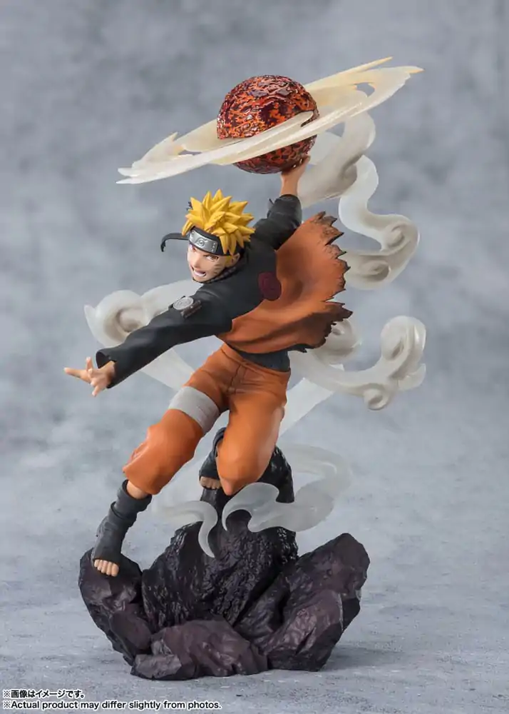 Naruto Shippuden Figuarts ZERO Extra Battle PVC Statue Naruto Uzumaki-Sage Art: Lava Release Rasenshuriken 24 cm termékfotó