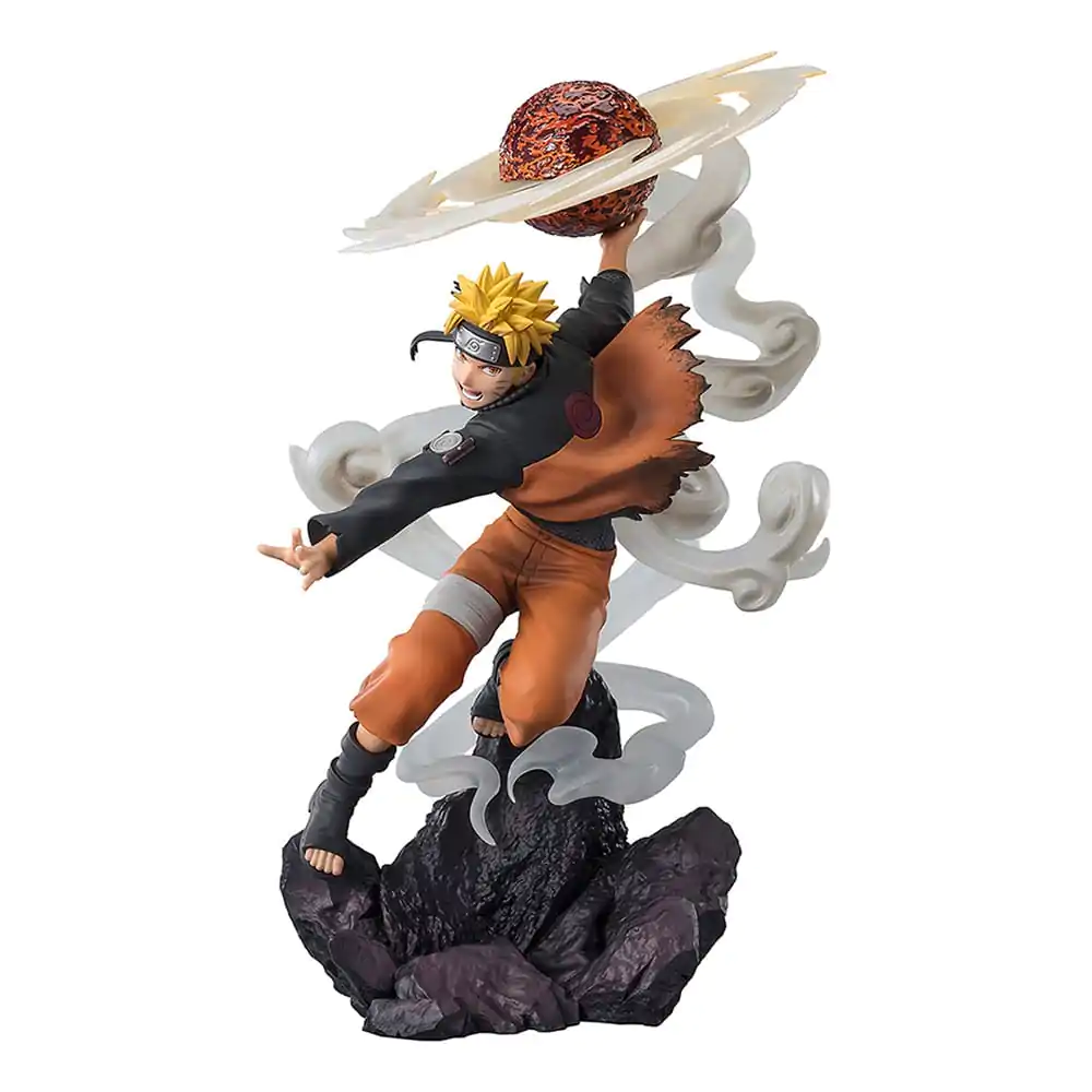 Naruto Shippuden Figuarts ZERO Extra Battle PVC Statue Naruto Uzumaki-Sage Art: Lava Release Rasenshuriken 24 cm termékfotó