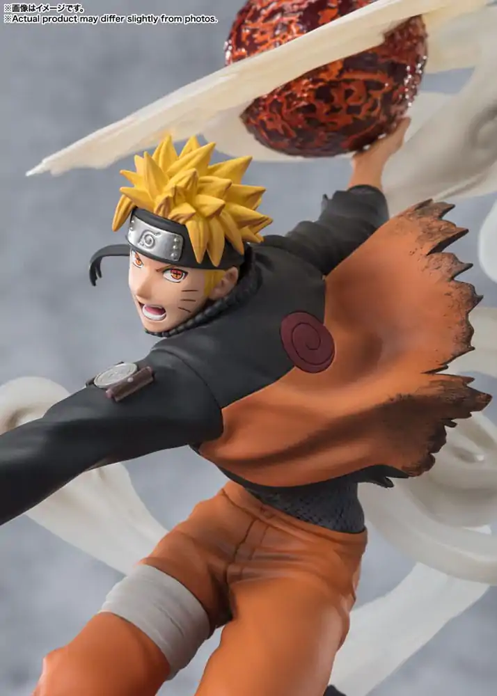 Naruto Shippuden Figuarts ZERO Extra Battle PVC Statue Naruto Uzumaki-Sage Art: Lava Release Rasenshuriken 24 cm termékfotó