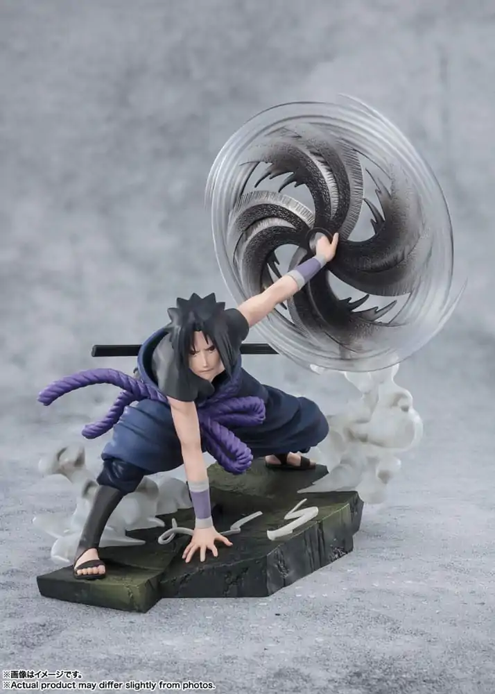 Naruto Shippuden FiguartsZERO Extra Battle PVC Statue Sasuke Uchiha -The Light &amp; Dark of the Mangekyo Sharingan- 20 cm Produktfoto