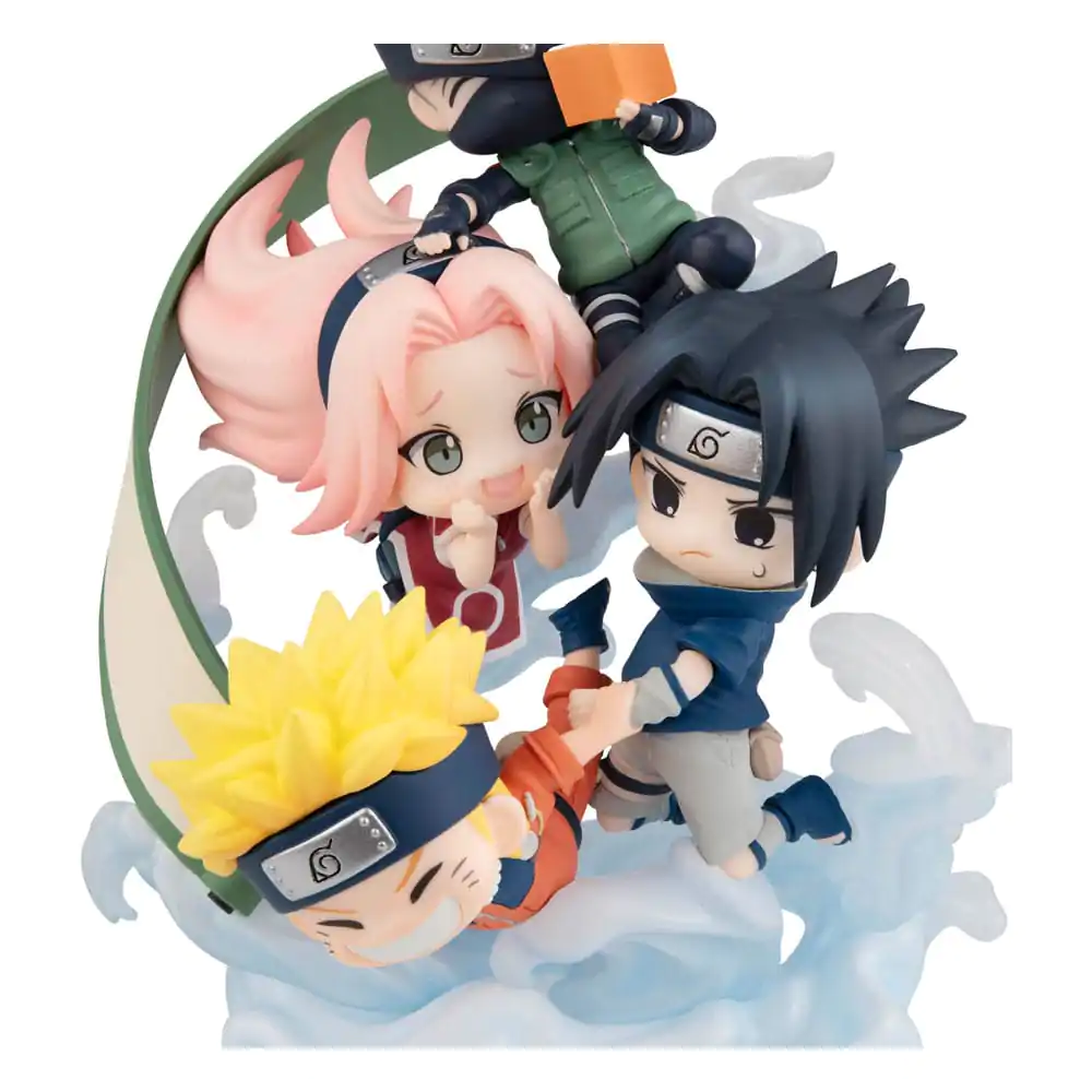 Naruto Shippuden FigUnity PVC Mini-Statue Gather here, Team 7 13 cm Produktfoto