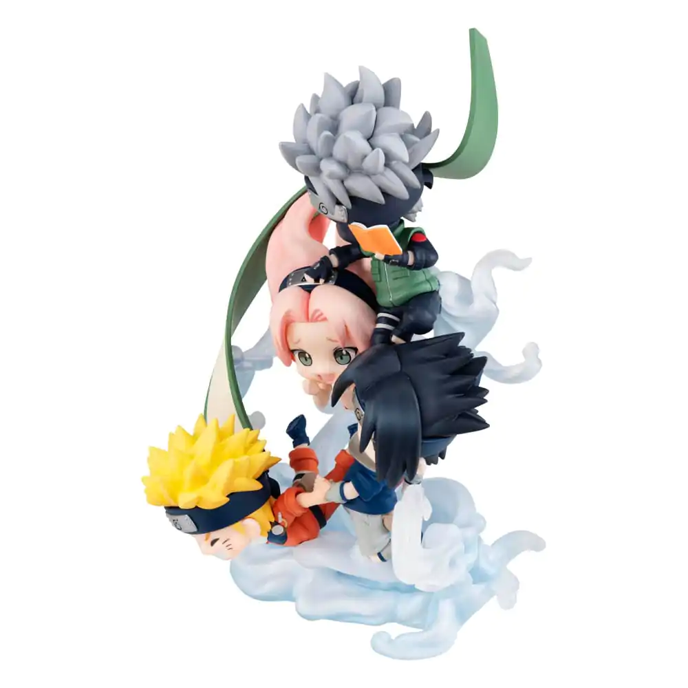 Naruto Shippuden FigUnity PVC Mini-Statue Gather here, Team 7 13 cm Produktfoto