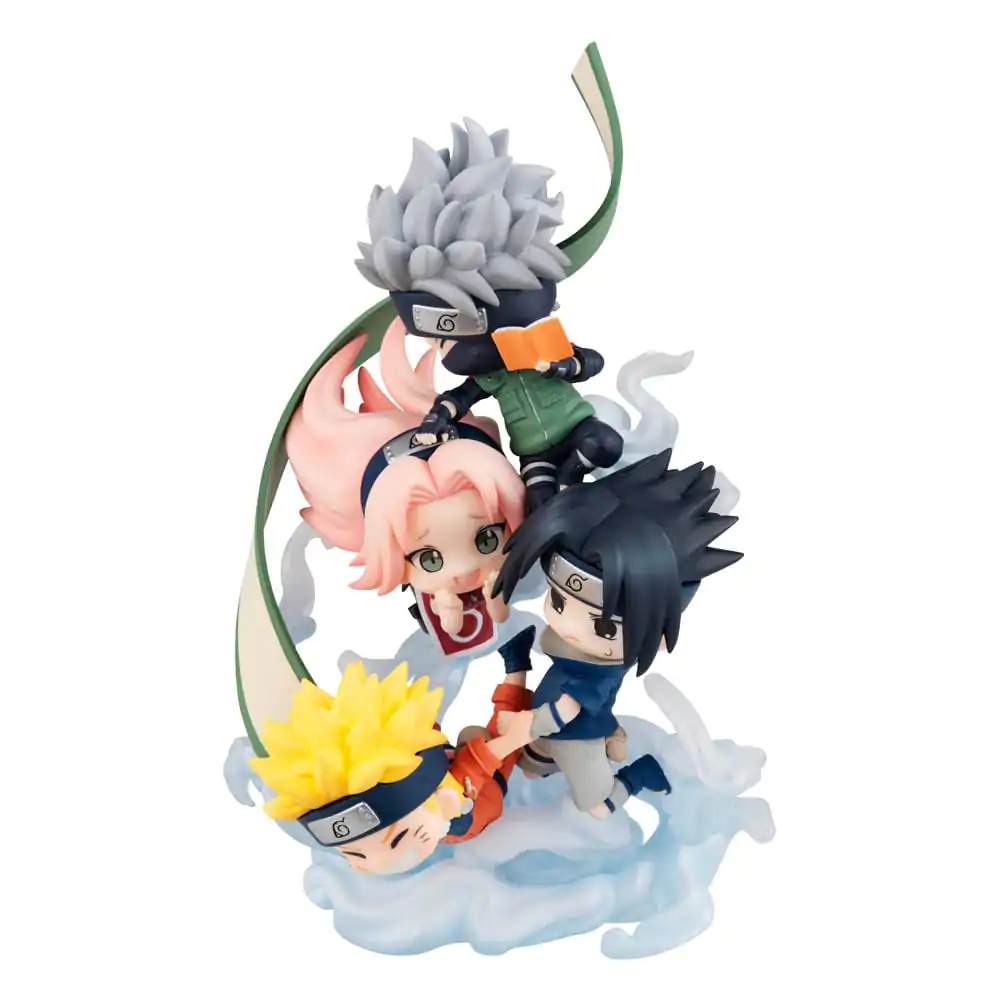 Naruto Shippuden FigUnity PVC Mini-Statue Gather here, Team 7 13 cm Produktfoto