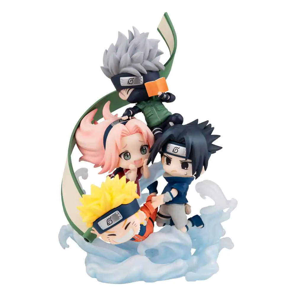 Naruto Shippuden FigUnity PVC Mini-Statue Gather here, Team 7 13 cm Produktfoto