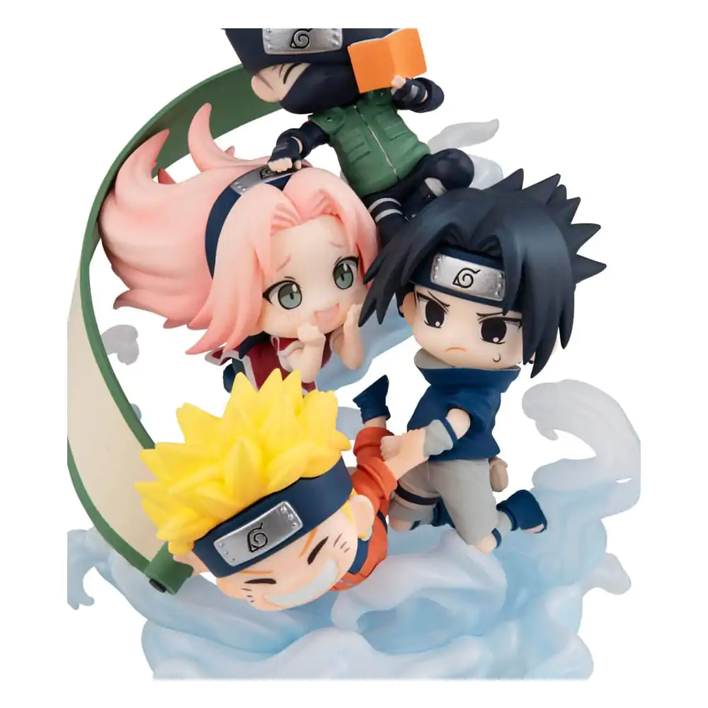 Naruto Shippuden FigUnity PVC Mini-Statue Gather here, Team 7 13 cm Produktfoto