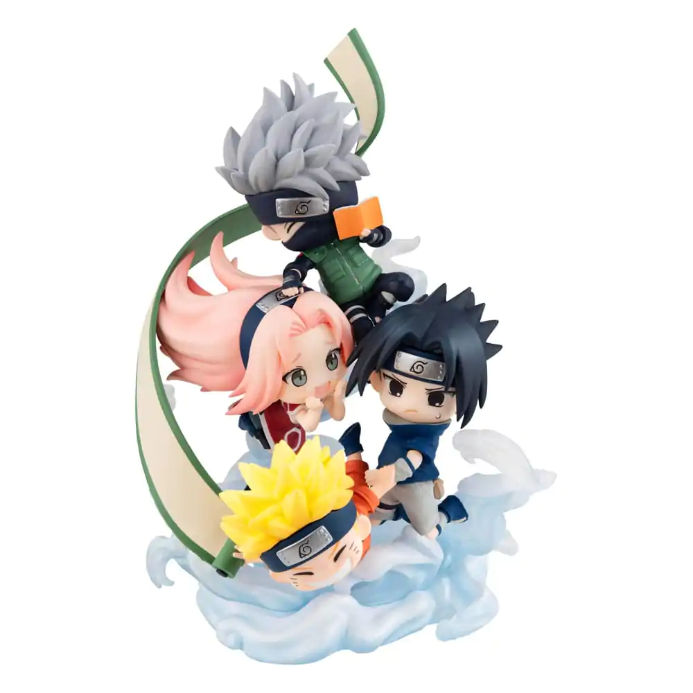 Naruto Shippuden FigUnity PVC Mini-Statue Gather here, Team 7 13 cm Produktfoto