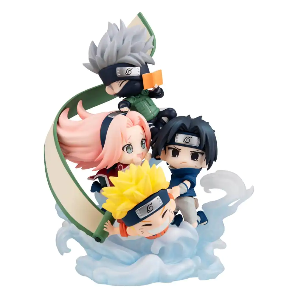 Naruto Shippuden FigUnity PVC Mini-Statue Gather here, Team 7 13 cm Produktfoto