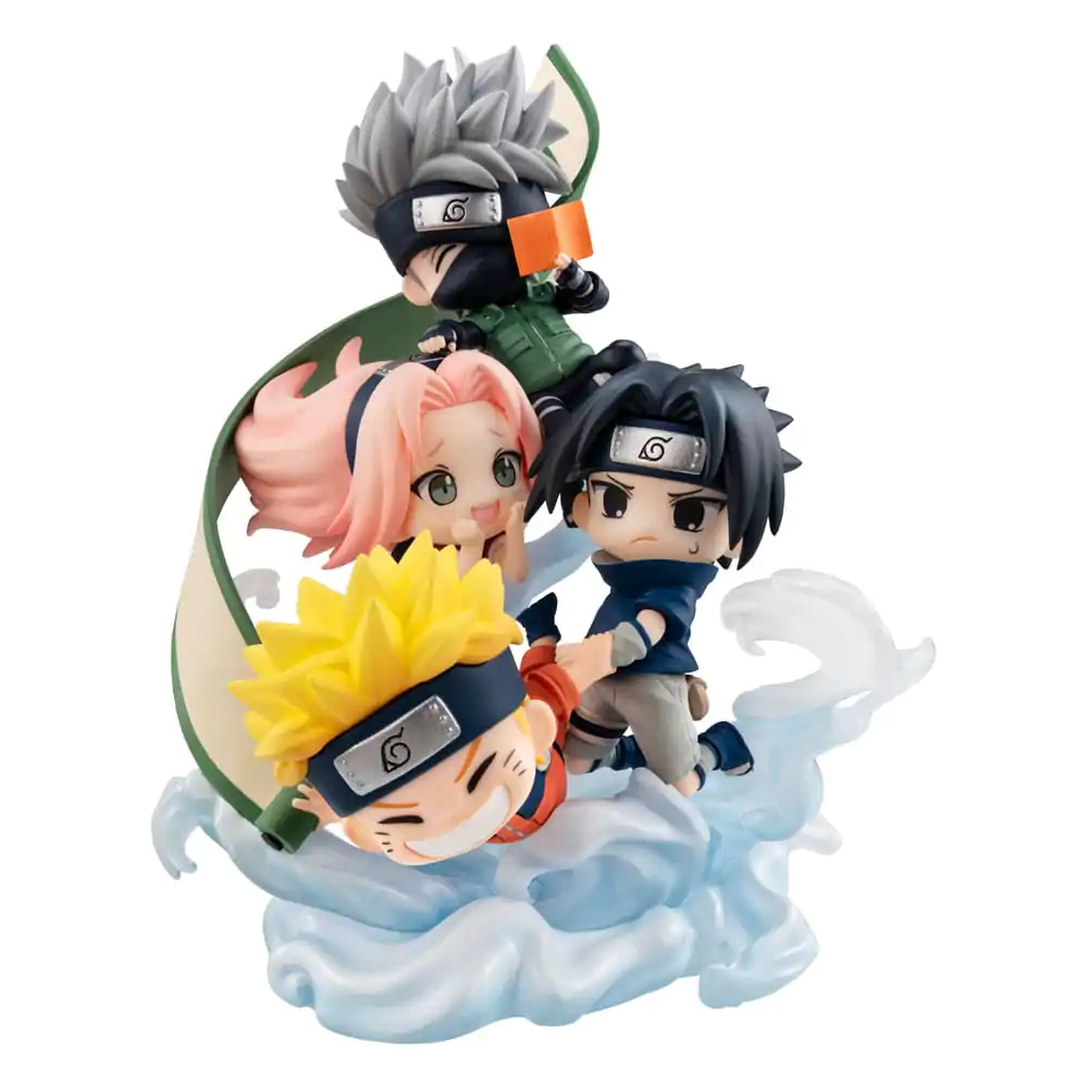 Naruto Shippuden FigUnity PVC Mini-Statue Gather here, Team 7 13 cm Produktfoto