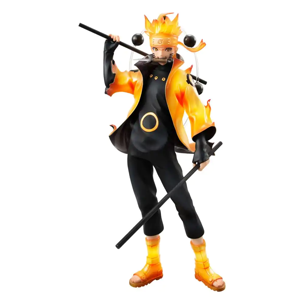 Naruto Shippuden G.E.M. Serie PVC Statue Naruto Uzumaki Six Paths Sage Mode 15th Anniversary Ver. 22 cm termékfotó