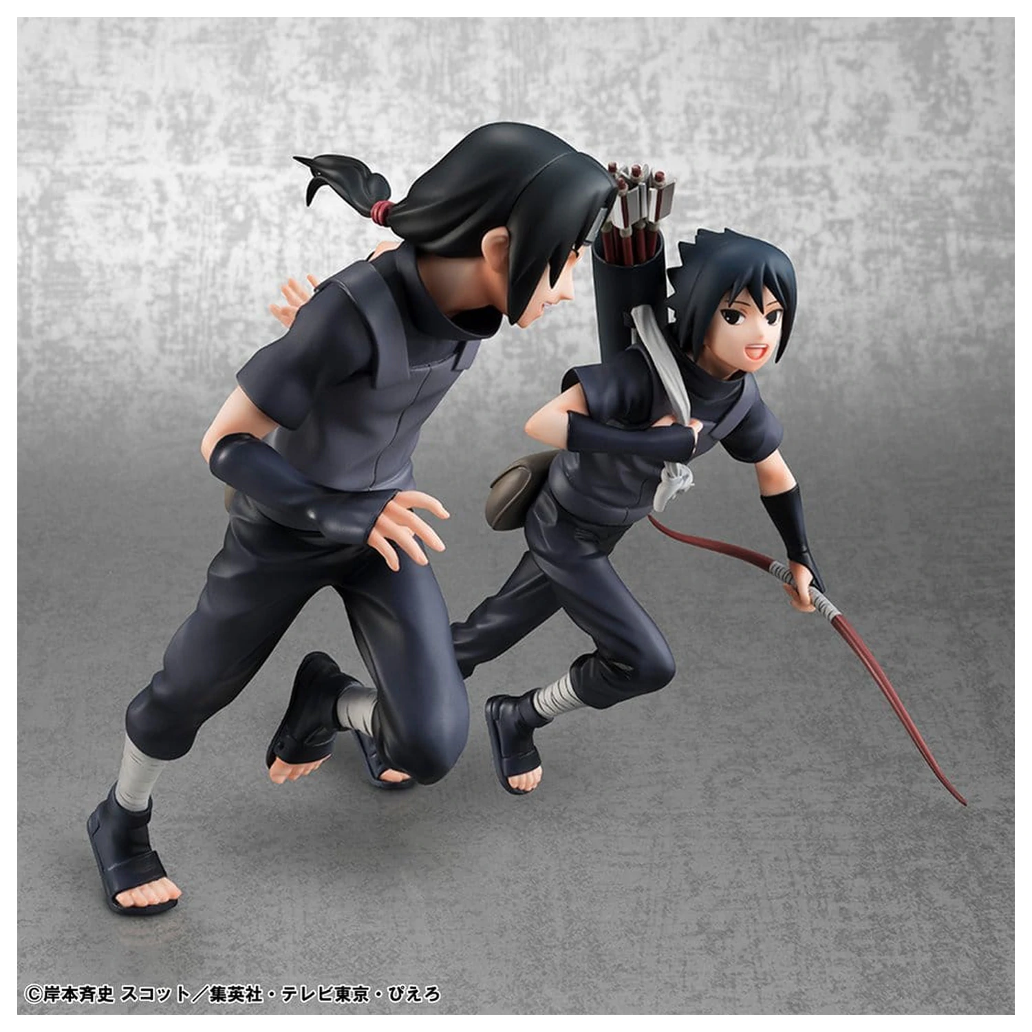 Naruto Shippuden G.E.M. Series PVC Figuren 2er-Pack Itachi Uchiha & Sasuke Produktfoto