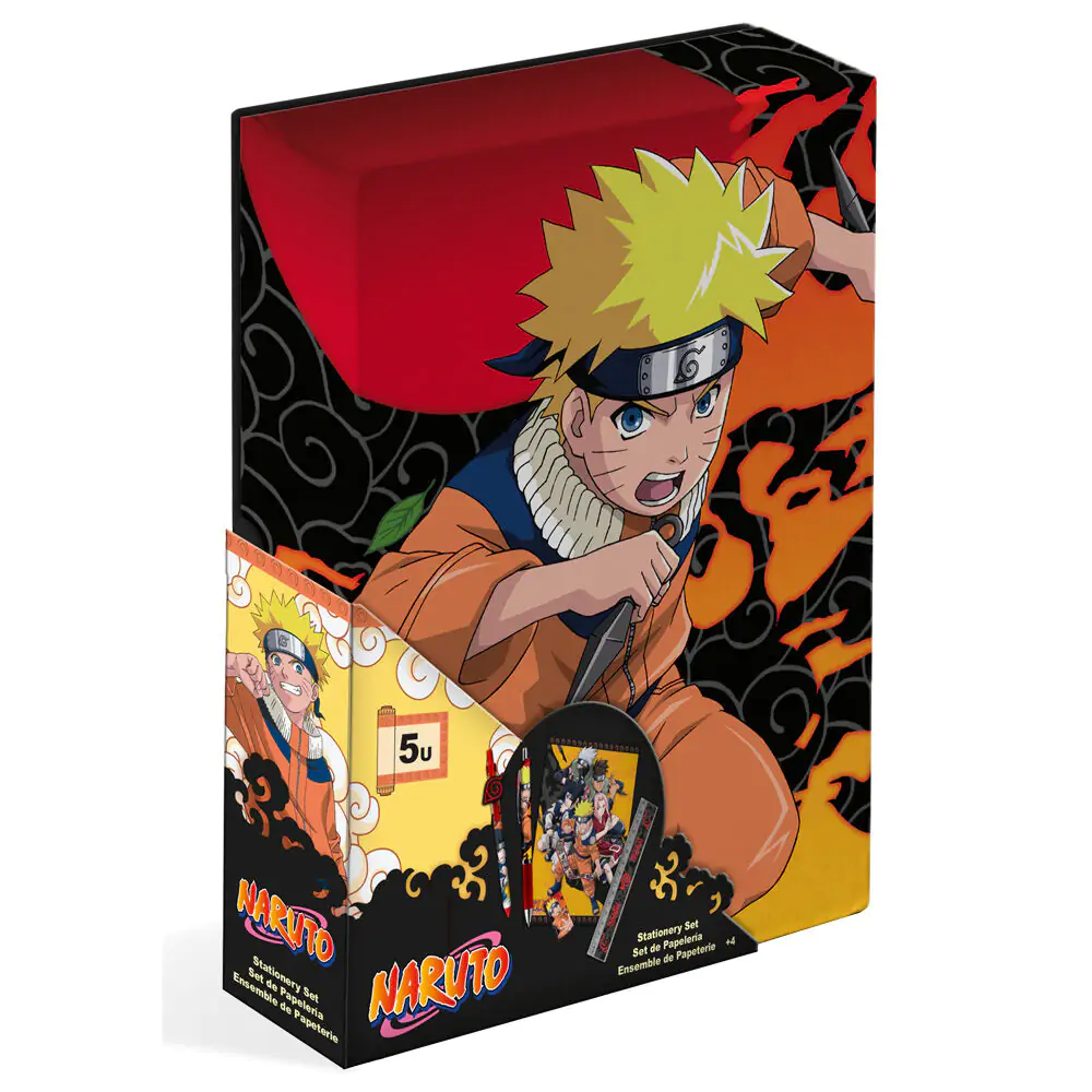 Naruto Shippuden Schreibwarenset (5 Teile) Produktfoto