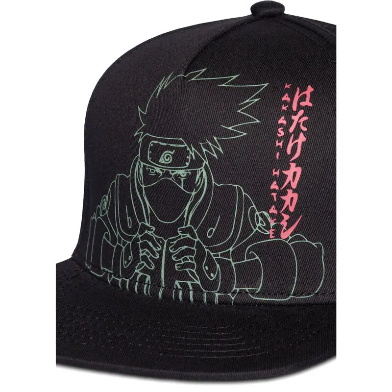 Naruto Shippuden Snapback Cap Kakashi Line Art Produktfoto