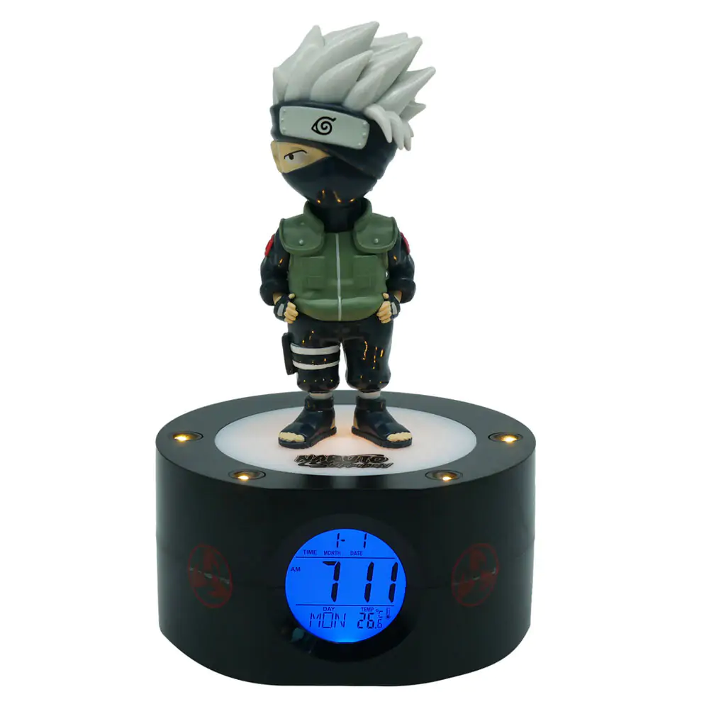 Naruto Shippuden Wecker mit Leuchtfunktion Kakashi 18 cm termékfotó