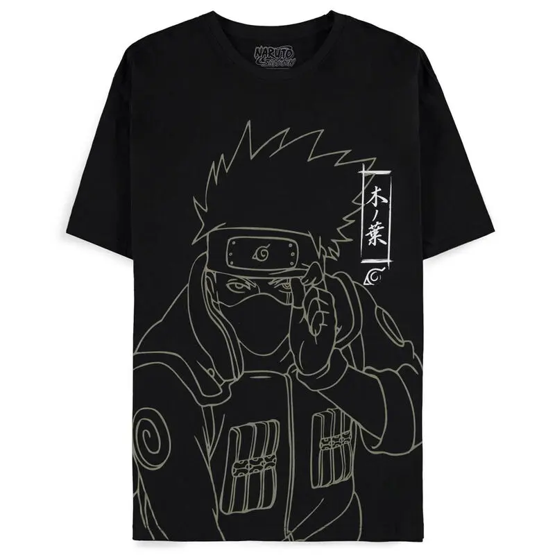 Naruto Shippuden Kakashi Line Art T-shirt Produktfoto