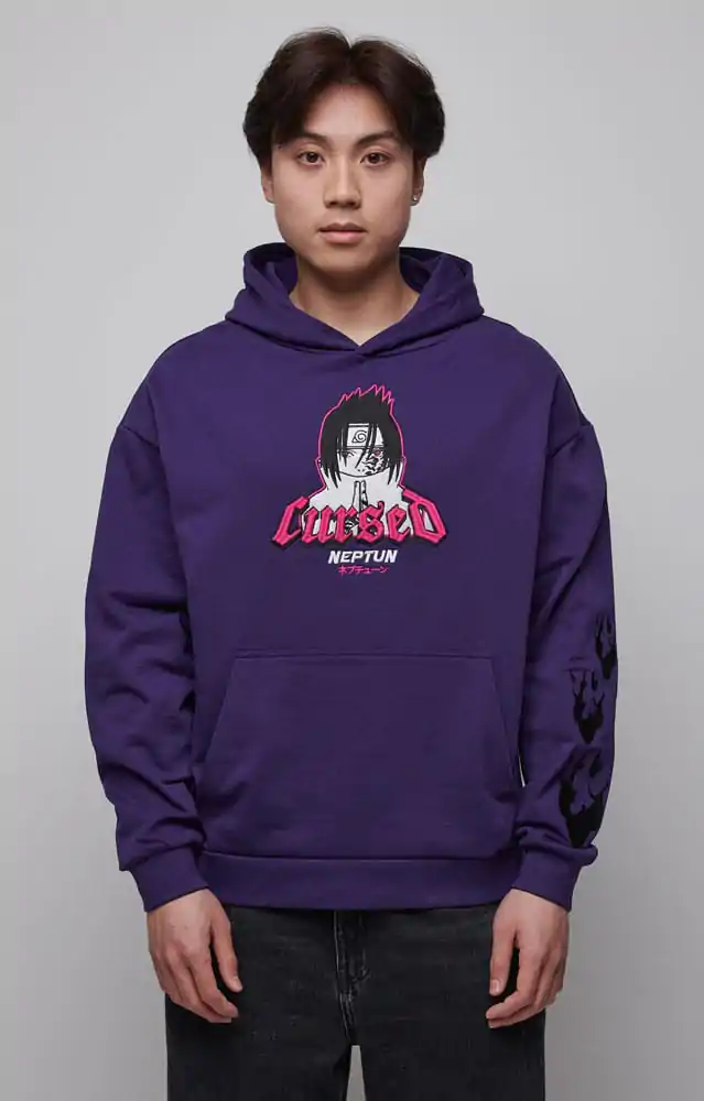 Naruto Shippuden Kapuzenpullover Graphic Purple termékfotó