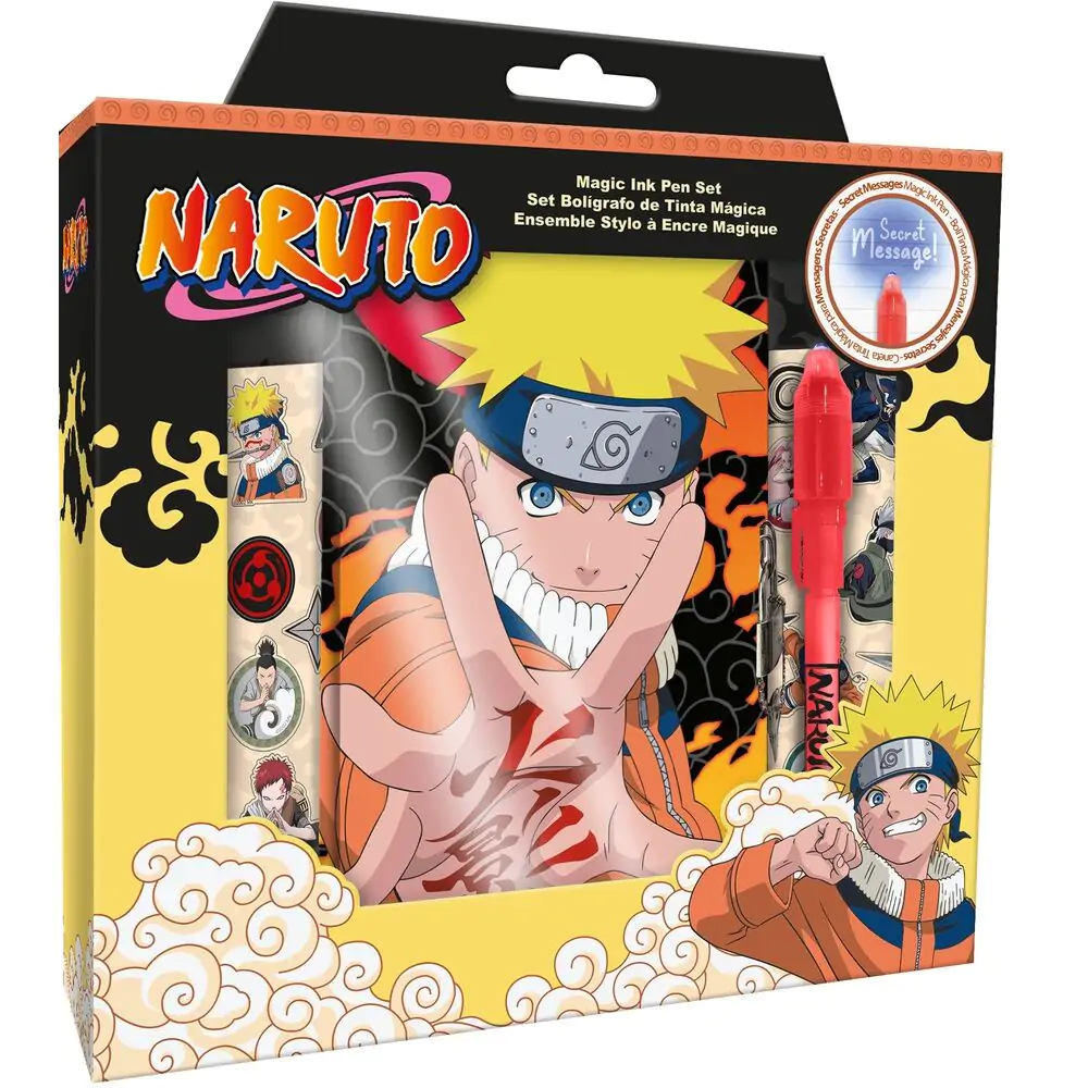 Naruto Shippuden Notizbuch und Zauberstift-Set Produktfoto