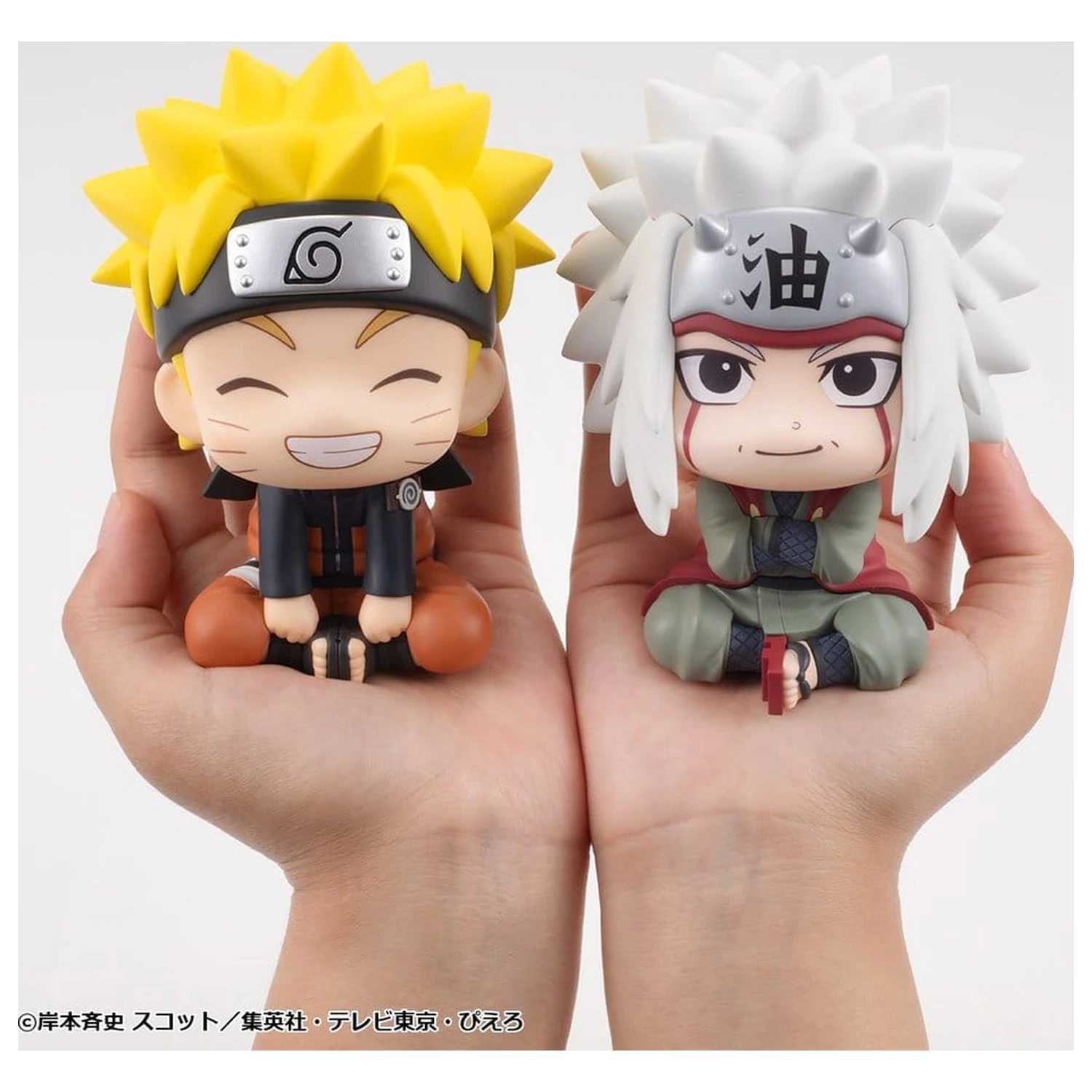 Naruto Shippuden Look Up PVC Figuren 2er-Pack Naruto Uzumaki Smile Ver. & Jiraiya 11 cm (mit Geschenk) Produktfoto