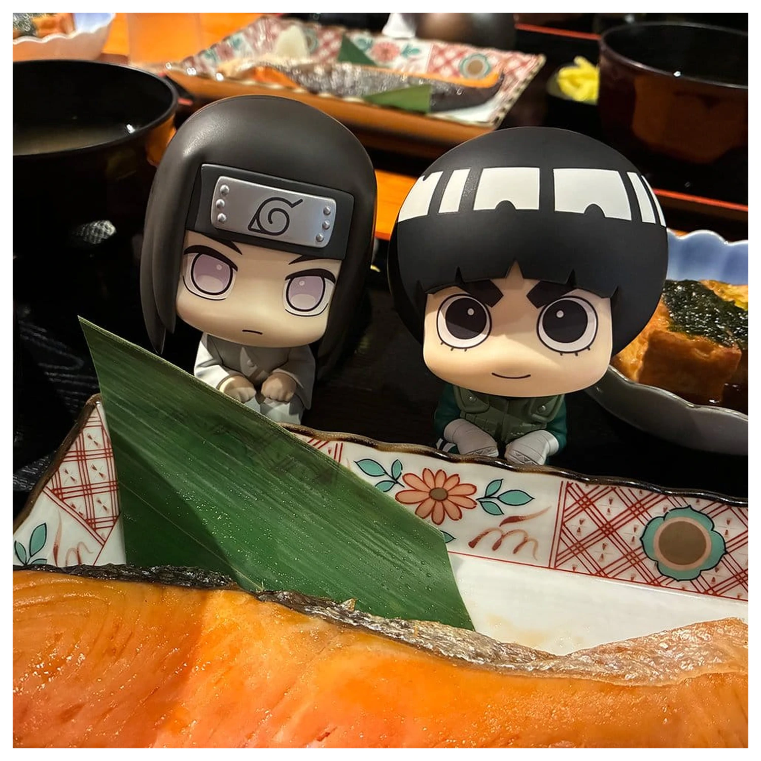 Naruto Shippuden Look Up PVC Figuren 2er-Pack Rock Lee & Neji Hyuga 11 cm (mit Geschenk) Produktfoto