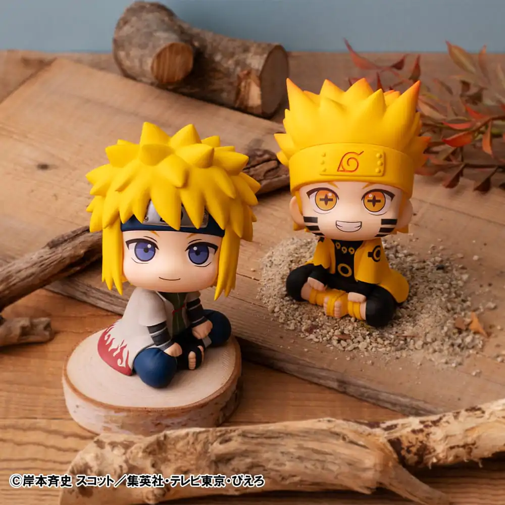 Naruto Shippuden Look Up PVC Statue Naruto Uzumaki Six Paths Sage Mode & Minato Namikaze 11 cm (with gift) Produktfoto