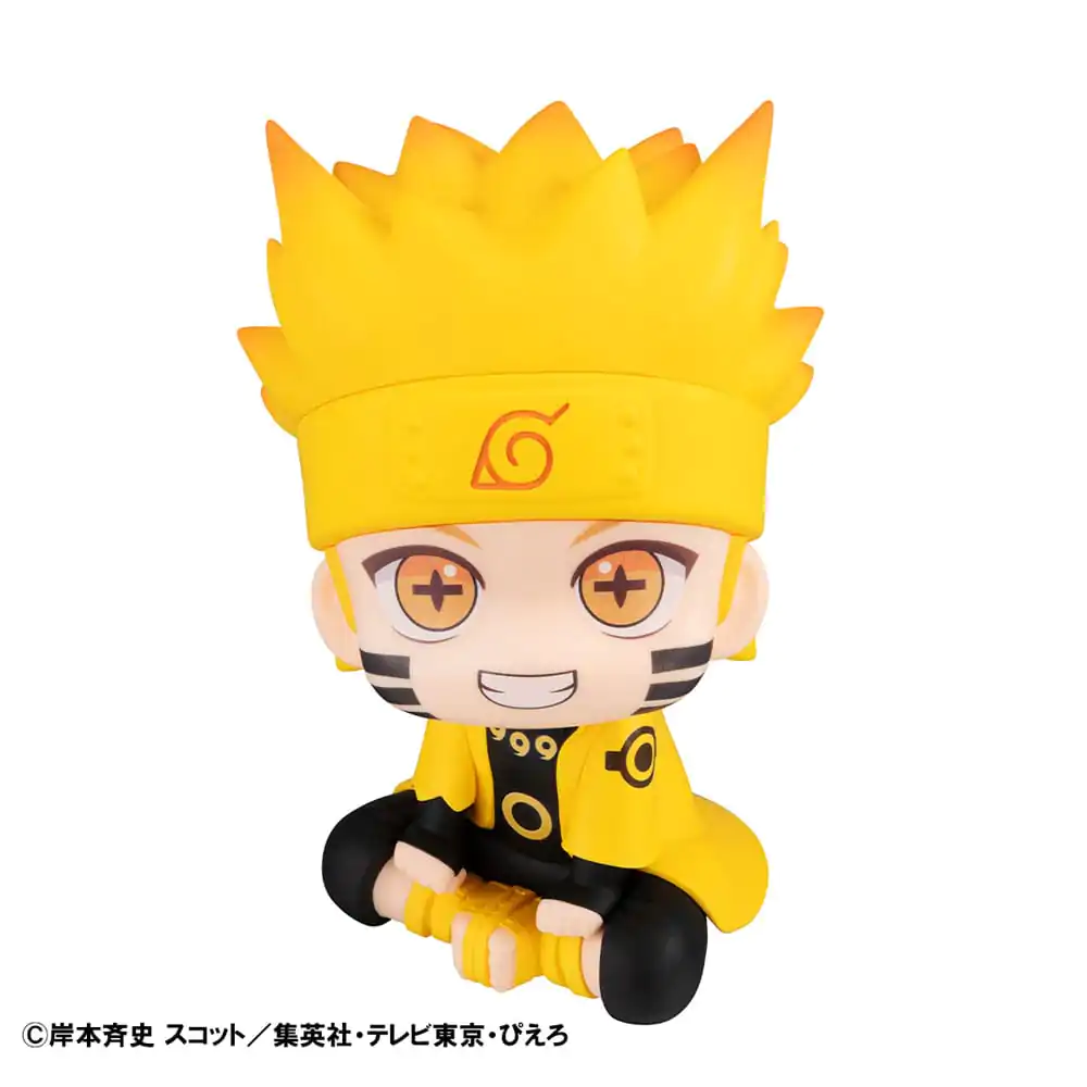 Naruto Shippuden Look Up PVC Statue Naruto Uzumaki Six Paths Sage Mode & Minato Namikaze 11 cm (with gift) Produktfoto