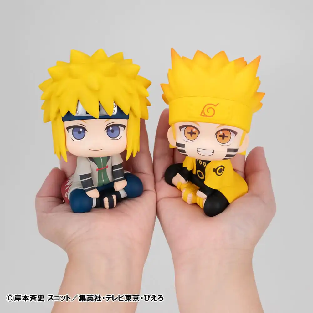 Naruto Shippuden Look Up PVC Statue Naruto Uzumaki Six Paths Sage Mode & Minato Namikaze 11 cm (with gift) Produktfoto