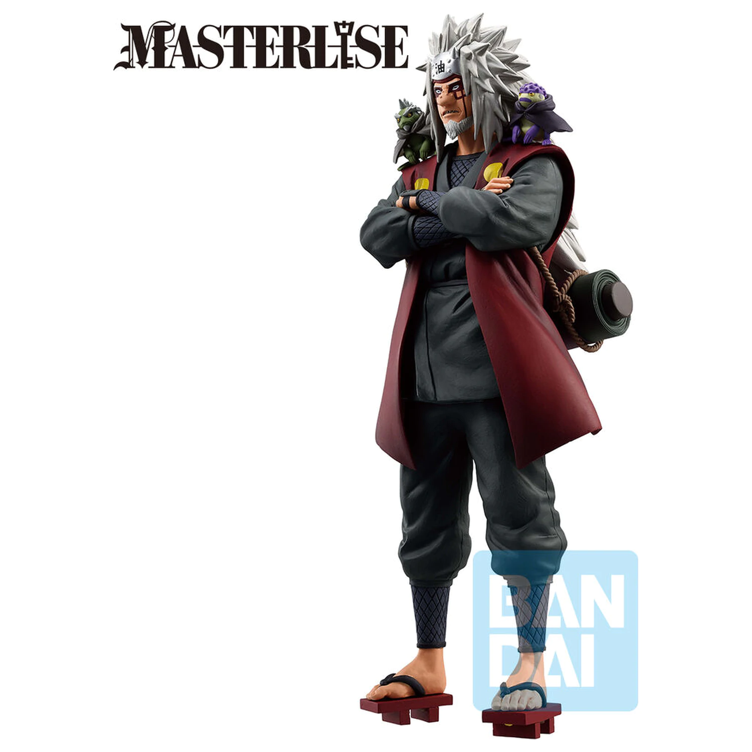 Naruto Shippuden Masterlise A Bridge Between the Lament of Samsara and Peace Jiraiya Ichibansho Figur 27cm Produktfoto