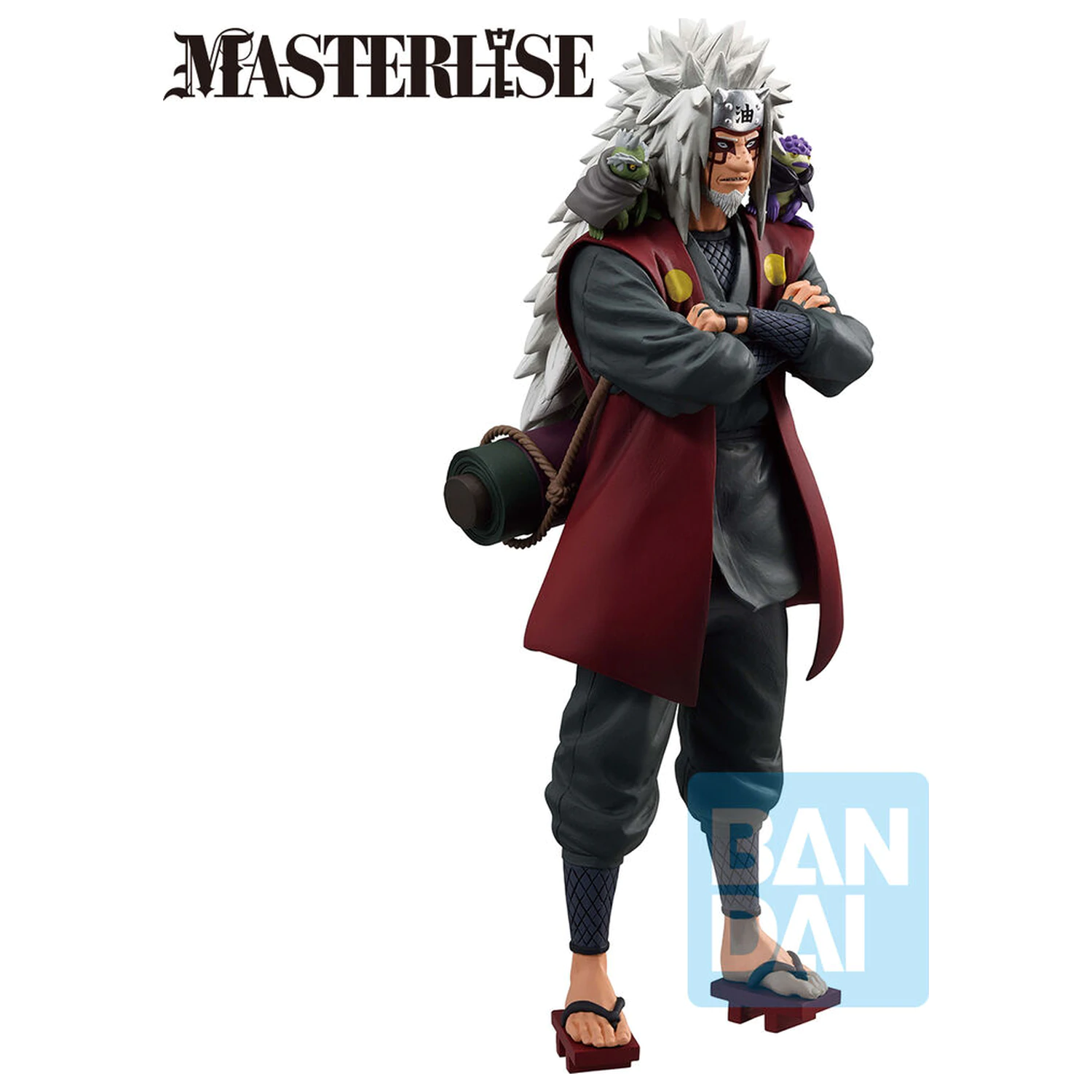 Naruto Shippuden Masterlise A Bridge Between the Lament of Samsara and Peace Jiraiya Ichibansho Figur 27cm Produktfoto