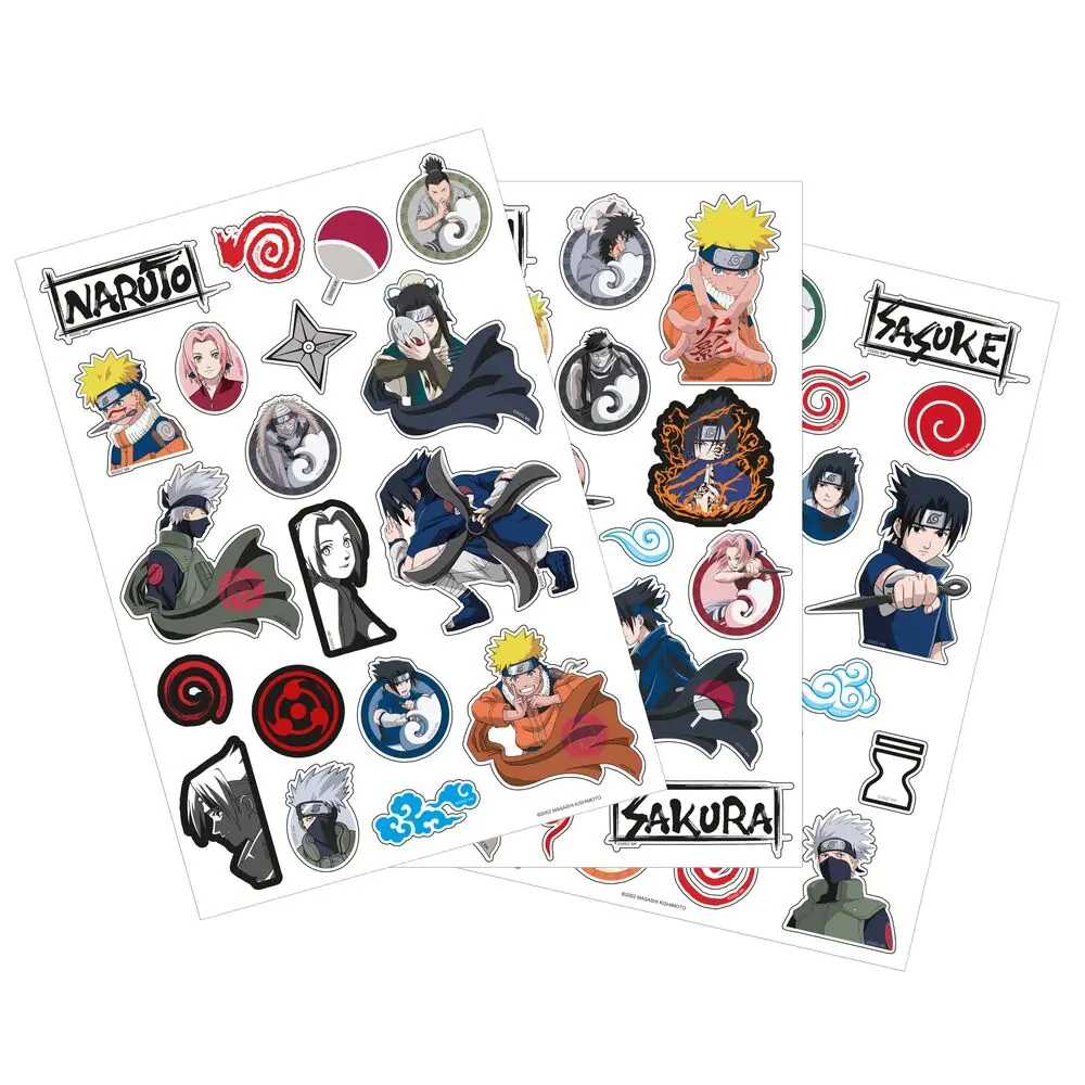 Naruto Shippuden Aufkleber Set Produktfoto