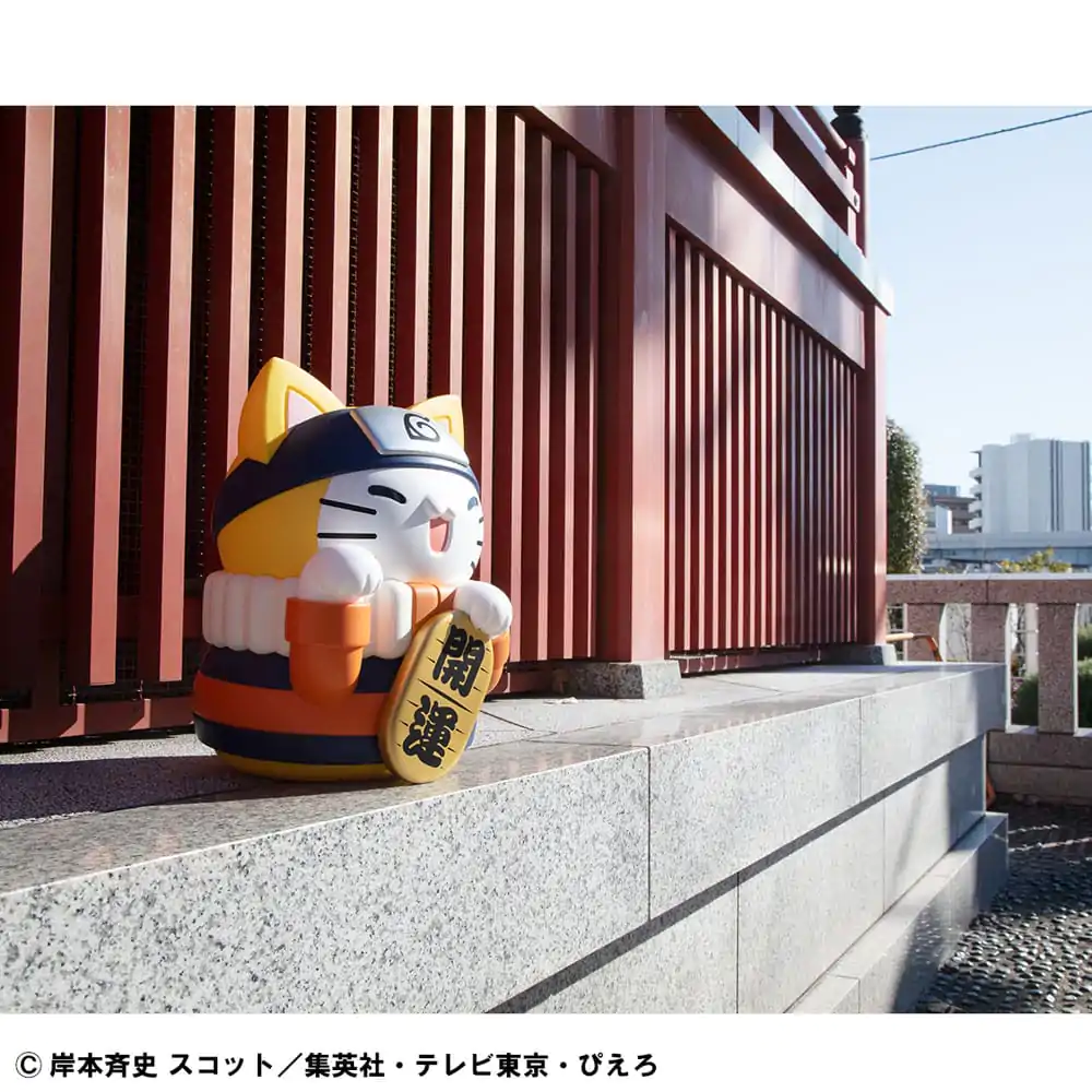 Naruto Shippuden Mega Cat Project Nyanto! The Big Nyaruto Series Trading Figur Nyaruto Fortune Cats Giant Ver. 34 cm Produktfoto