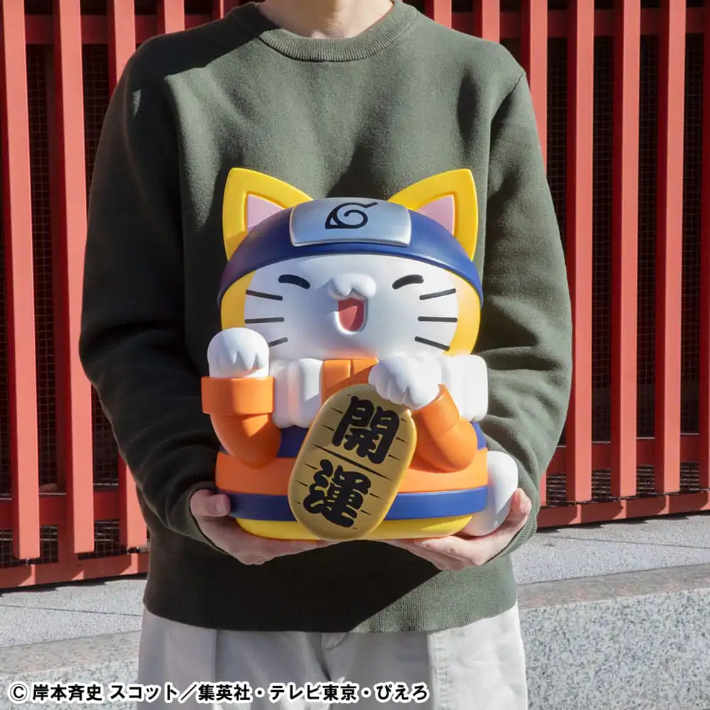 Naruto Shippuden Mega Cat Project Nyanto! The Big Nyaruto Series Trading Figur Nyaruto Fortune Cats Giant Ver. 34 cm Produktfoto