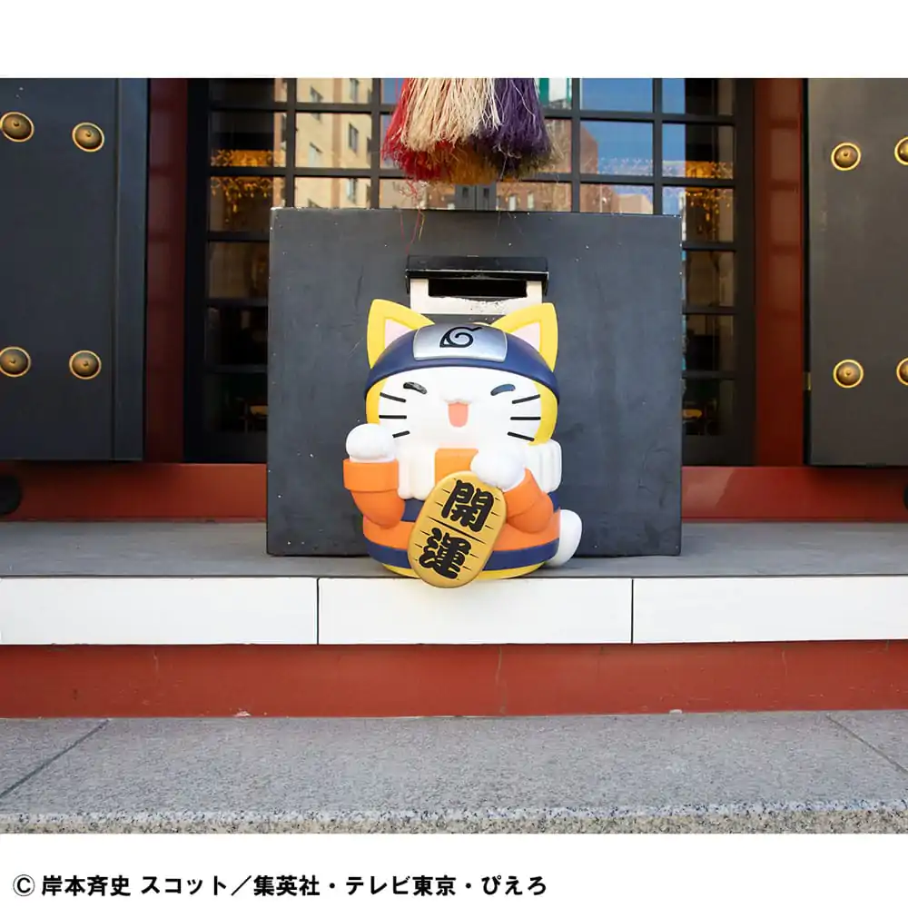 Naruto Shippuden Mega Cat Project Nyanto! The Big Nyaruto Series Trading Figur Nyaruto Fortune Cats Giant Ver. 34 cm Produktfoto