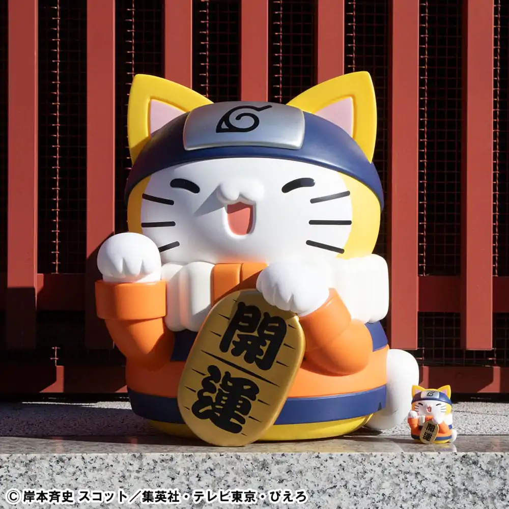 Naruto Shippuden Mega Cat Project Nyanto! The Big Nyaruto Series Trading Figur Nyaruto Fortune Cats Giant Ver. 34 cm Produktfoto