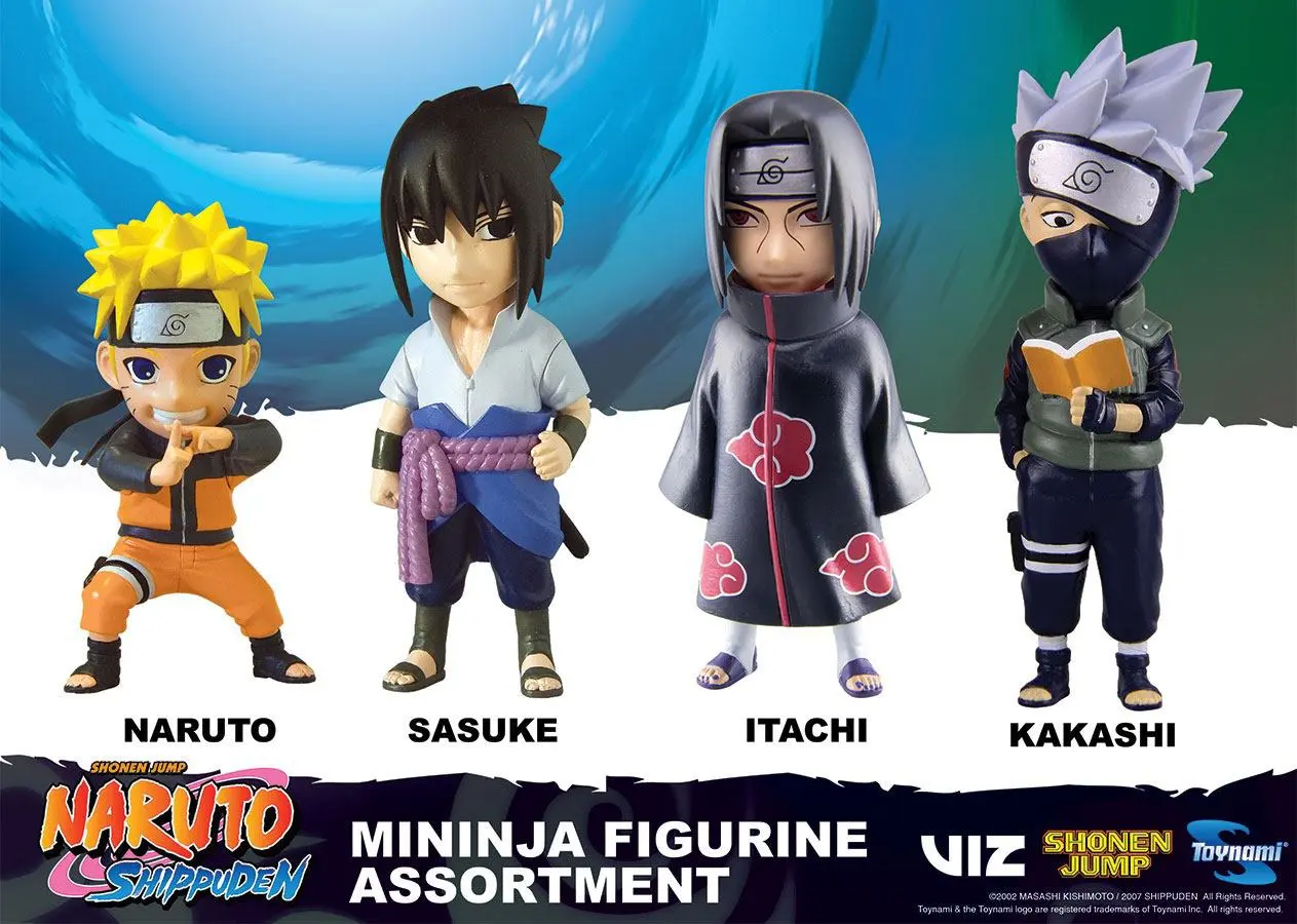 Naruto Shippuden Mininja Minifigur Itachi 8 cm termékfotó