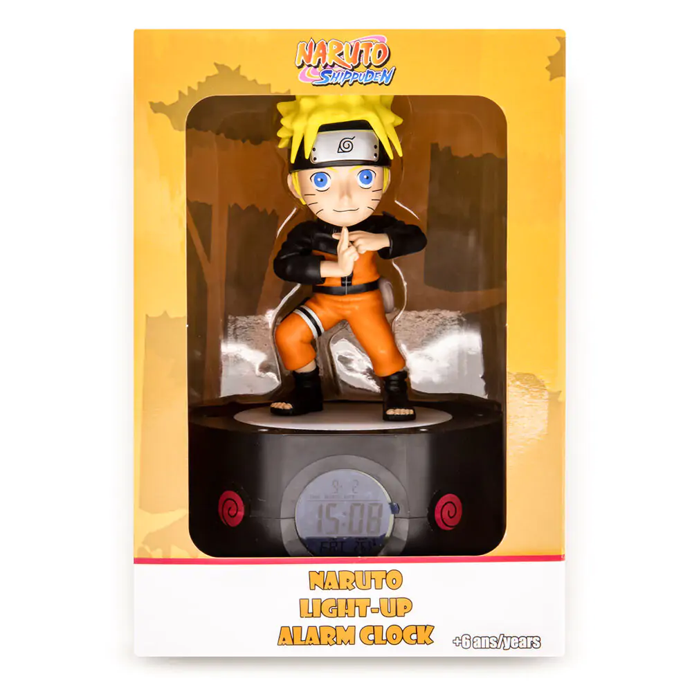 Naruto Shippuden Wecker mit Leuchtfunktion Naruto 18 cm termékfotó