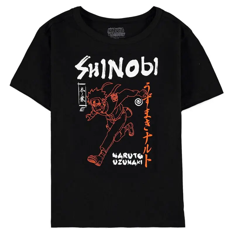 Naruto Shippuden Naruto Uzumaki Shinobi Kinder T-shirt Produktfoto