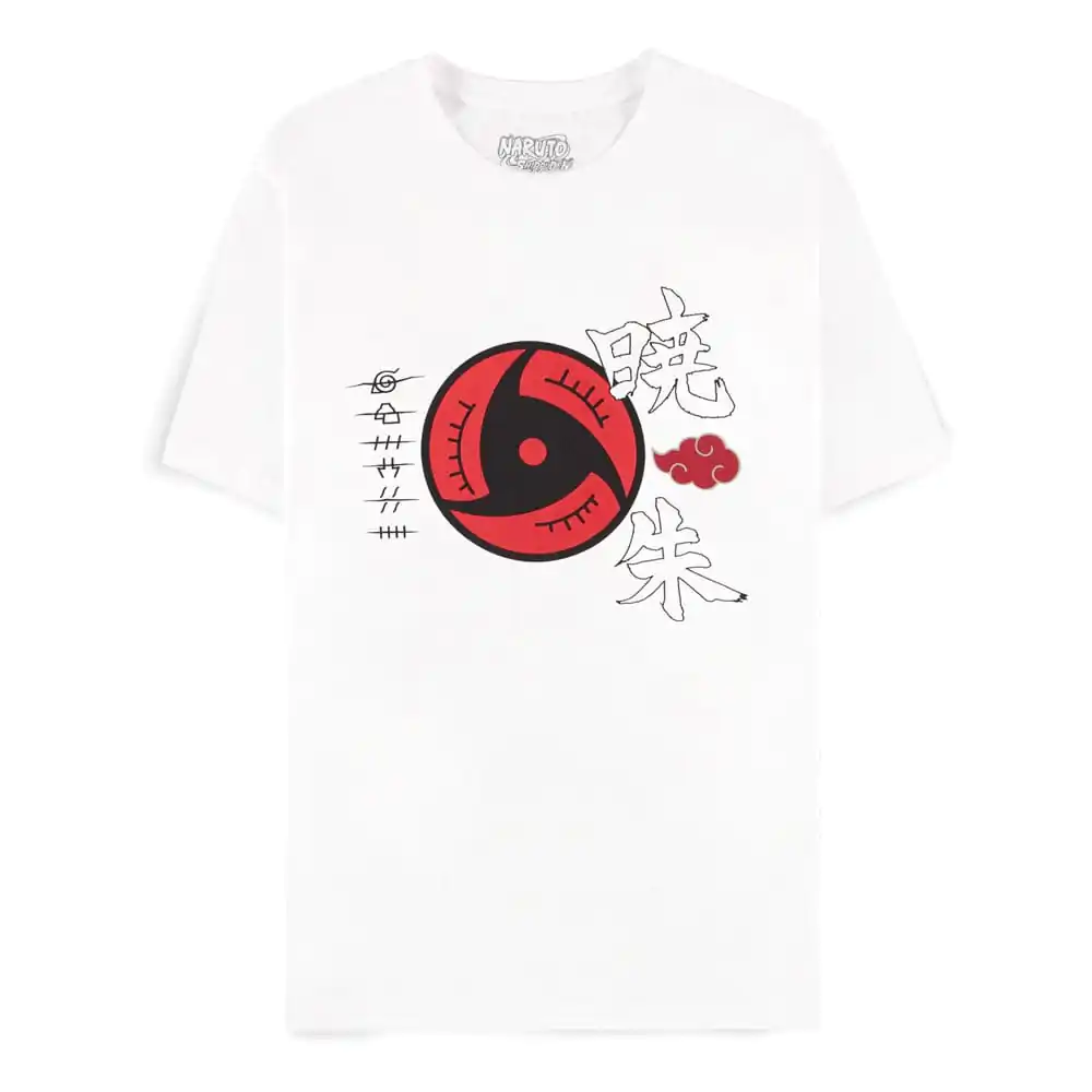 Naruto Shippuden T-Shirt Akatsuki Symbols White Produktfoto