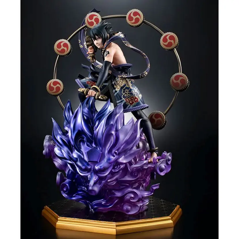 Naruto Shippuden Precious G.E.M. Series PVC Statue Sasuke Uchiha Thunder God 28 cm termékfotó