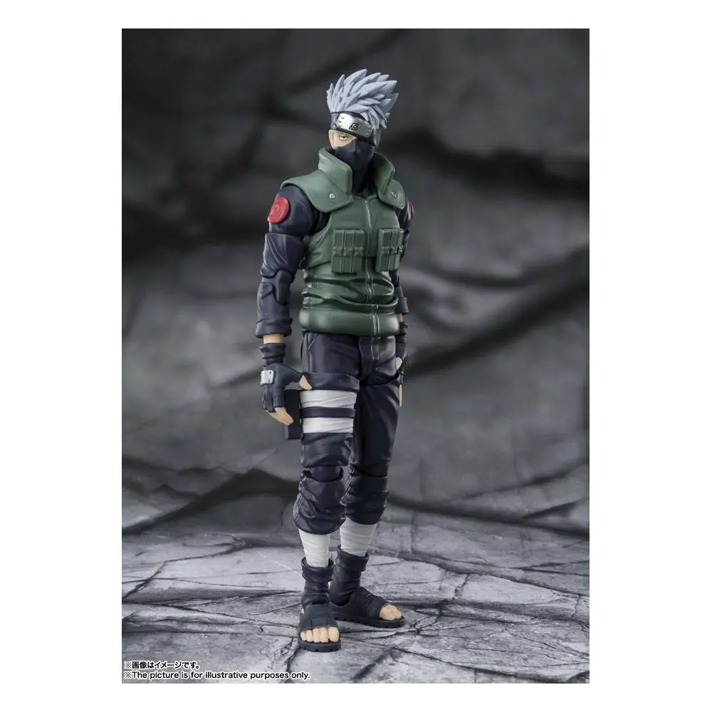 Naruto Shippuden S.H. Figuarts Actionfigur Kakashi Hatake -The famed Sharingan Hero- 16 cm Produktfoto