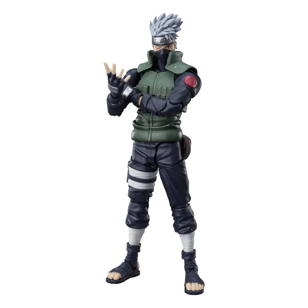 Naruto Shippuden S.H. Figuarts Actionfigur Kakashi Hatake -The famed Sharingan Hero- 16 cm Produktfoto