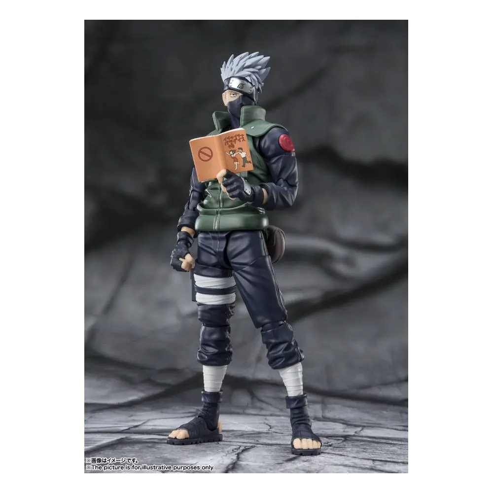 Naruto Shippuden S.H. Figuarts Actionfigur Kakashi Hatake -The famed Sharingan Hero- 16 cm Produktfoto