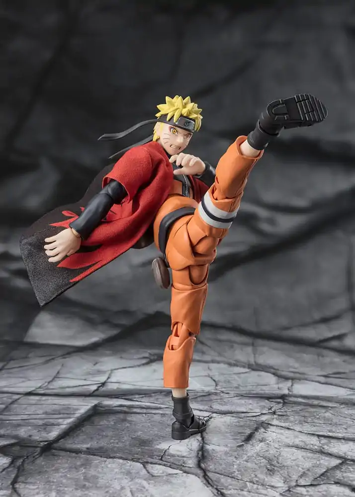 Naruto Shippuden S.H. Figuarts Actionfigur Naruto Uzumaki (Sage Mode) - Savior of Konoha 15 cm Produktfoto