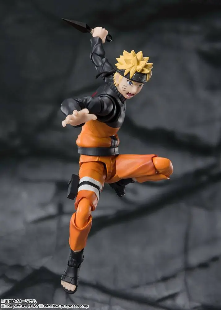 Naruto Shippuden S.H. Figuarts Action Figur Naruto Uzumaki -The Jinchuuriki entrusted with Hope- 14 cm termékfotó