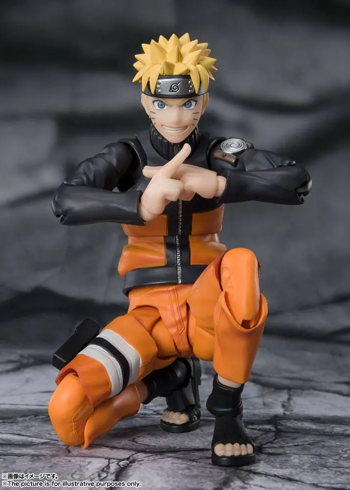 Naruto Shippuden S.H. Figuarts Action Figur Naruto Uzumaki -The Jinchuuriki entrusted with Hope- 14 cm termékfotó